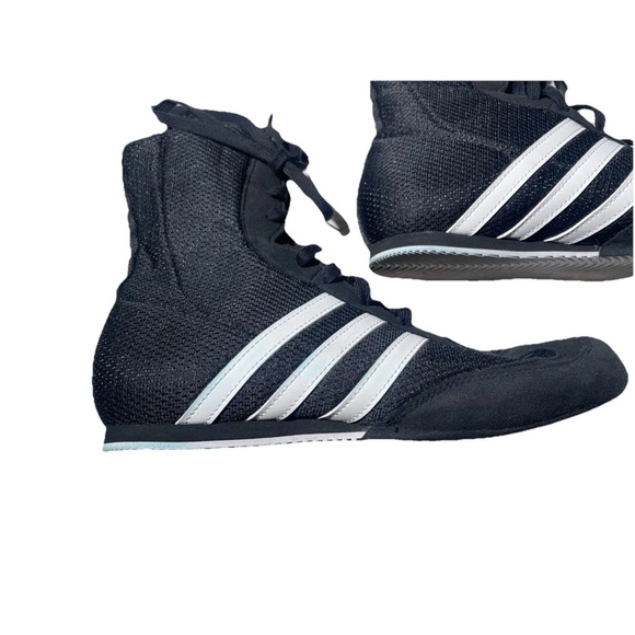 Adidas Box Hog 2 Black Boxing Shoes Boots FX0561 Unisex Mens 7 Women’s 8 EU 40 - Picture 9 of 16